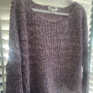 PINK Victoria's Secret Purple Crew Neck Sweater